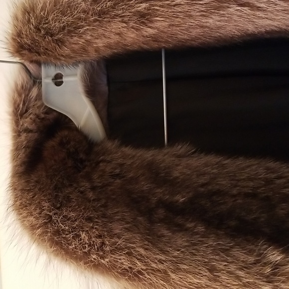 Raccoon Full Length Vintage Fur Coat - Picture 7 of 11